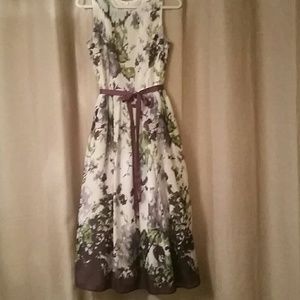 Floral A line dress
